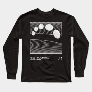 Fleetwood Mac / Minimalist Style Graphic Fan Artwork Design Long Sleeve T-Shirt